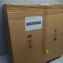 24'' Ceiling Fan with Light Fandelier Flush Mount Low Profile Wood Ceiling Fan with Dimmable LED Light 3 Color 6 Speeds