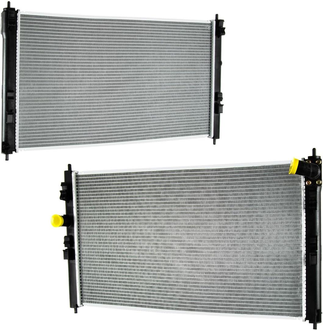 CU13525 Radiator Compatible with 2014-2017 Mitsubishi Lancer 2.0L 2.4L L4 Gas & 2016-2022 Mitsubishi Outlander Sport & 2016-2022 Mitsubishi RVR, 21410W420P, Aluminium Core Cooling Radiator, 1 Pack