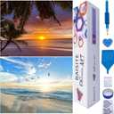 BAISITE Diamond Art Kits for Adults Beginners,2 Pack Round 5D Paint with Diamonds Pictures Full Drill Cross Stitch Home Wall Decor DIY Crafts Kits(12x16 Inches) BSTDPK815-816