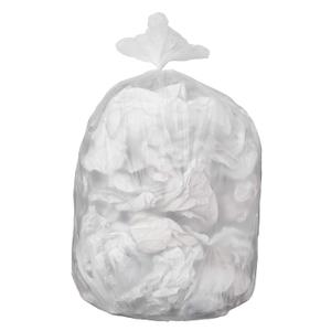 Amazon Basics 55 Gallon Trash Bags, Heavy-Duty Construction, Leak Resistant, Unscented, Clear, 50 Count (Previously AmazonCommercial brand)