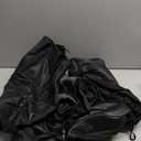 2 Pack Leather Front Car Seat Cover Bottom Car Seat, Universal Anti-Slip Driver Car Seat Protectors with Storage Pocket, Waterproof Bottom Auto Seat Cushion Pad Mat for Most Vehicles(Black)