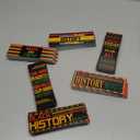 Skyygemm 120 Pcs Black History Month Bookmark Bulk Double Sided Inspirational Bookmarks African American Celebration Gifts with Ribbon for Women Men Black History Month Juneteenth Day Party Favor Gift