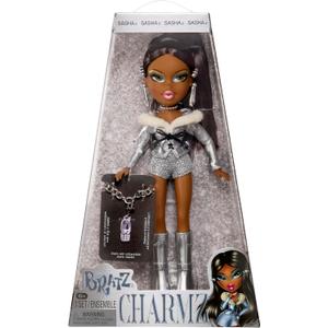 Bratz Charmz Sasha Fashion Doll with Collectible Charm Bracelet