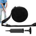Golf Training Aid, Golf Swing Trainer with Inflator Pump and Adjustable Rope for Postures Correction, Reusable Outdoor Sports Smart Training Accessories for Beginner Practice, Athletes, Golfers