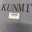 KUNMI Women's Wide Leg Jeans High Waisted Straight Leg Stretchy Denim Pants with Pockets 16