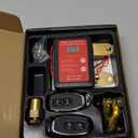 12V 240A Remote Control Battery Kill Switch for Car - Smart Battery Disconnect Switch with LED Indicator, Anti-Theft Protection & Prevents Battery Drain, for Cars, Trucks, RVs, Marine Vehicles (black)