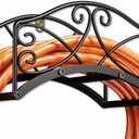 GREENER Wall Mount Hose Hanger, Garden Hose Holder, Heavy Duty Water Hose Holder, Resistant Solid Metal Hose Rack, Hose Storage Hanging Holder for Outside and IndoorButterfly