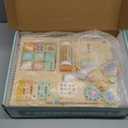 Wooden Baby Walker with Wheels, Push Walker with Baby Activity Center, Montessori Walking Toy for Girls Boys, Ajustable Speed & Height Activity Toy for Toddler Learning to Walk