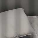 Alanzimo Goose Feathers Down Pillows King Size Set of 2, Hotel Collection Fluffy Bed Pillows for Sleeping, 100% Cotton Cover Soft Pillow 20x36 2 Pack (White)