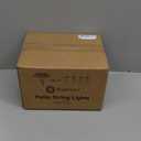 Brightown 100FT Solar String Lights Outdoor Waterproof with Remote, 31+2 LED Shatterproof Bulbs, Dimmable & Timable, 3 Light Modes - Commercial Grade Patio Lights for Garden Backyard Party Decor