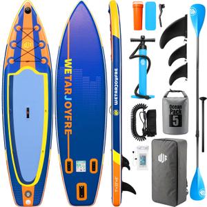 Inflatable Paddle Board 11' x 33" x 6" SUP Board for Beginners