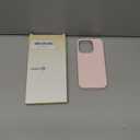 GONEZ Magnetic for iPhone 15 Pro Case, Compatible with MagSafe, [Screen Protector + Camera Lens Protector], Silicone Shockproof Anti-Scratch Protective Phone Case 6.1 inch, Chalk Pink