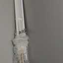 HESTIA No Drill Cordless Room Darkening Vinyl Mini Blinds, 1 L-Shaped PVC Slats Venetian Horizontal Blind Privacy Indoor Window Coverings for Bedroom, Bathroom and Kitchen, White, 31.5" W X 50" H