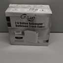 Cesun Automatic Motion Sensor Bathroom Trash Can with Lid, 2.6 Gallon Touchless Trash Bin, Smart Plastic Slim Garbage Can Small White Wastebasket for Toilet, Office, rv, Bedroom, Living Room