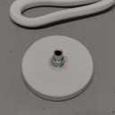 Spedtees Front Load Washer Door Prop, Magnetic Flexible Washer and Dryer Door Support Keep Washer Drying Door Open to Keep Dry (White, Round)