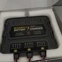 3 Bank Marine Battery Charger, 12V 30A (10A/Bank) Smart Waterproof Onboard Boat Battery Charger, Battery Maintainer & Desulfator for SLA/AGM/Lithium (LiFePO4), Calcium and Deep-Cycle Batteries