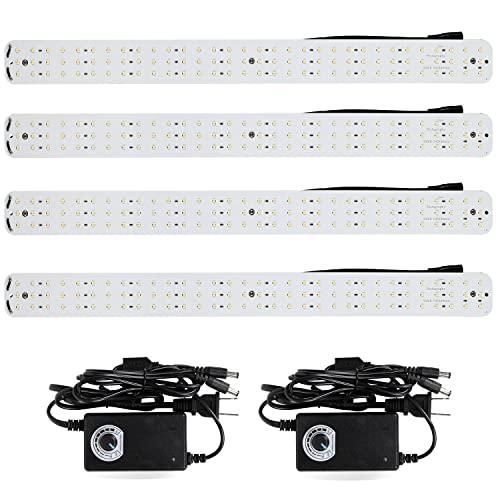 Amazon.com: 4pcs LED Light Boards with 2pcs Dimmable AC/DC Power Adapters for Konseen Product Photography Light Box,110V~220V, 96 LEDs Lamp Beads on Each Light Board : Tools & Home Improvement
