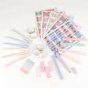 Aesthetic Study Supplies,Bible Journaling Kit with Soft Grip Pen and Floral Washi Tape, Bible Highlighters,Tabs,Beginner Christian Gifts