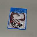 RCA Cable 3Ft,2Rca Male to 2-Rca Male Audio Stereo Subwoofer Cable [Hi-Fi Sound] Nylon-Braided Auxiliary Audio Cord for Home Theater, HDTV, Amplifiers, Hi-Fi Systems,Speakers and etc(3Ft/1M)