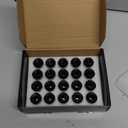 MIKKUPPA M12x1.5 Lug Nuts - Replacement for 2006-2020 Fusion, 2000-2023 Focus, 2001-2023 Escape Aftermarket Wheel - 20pcs Black Closed End Lug Nuts