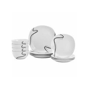TTU GALLERY 12PC LOGAN DINNERWARE SET