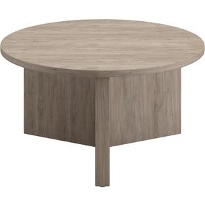 Henn&Hart Anders Coffee Table, 32" Wide,Grey (Antiqued Gray Oak)