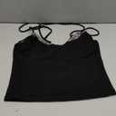 Women Sexy Black Sequin Bra Halter V Neck Tank Camisole Top Dressy Party Metallic Sparkly Holiday Festival Shirt Shiny Christmas Rave Date Night Going Out Tops for Concert Clubbing, Silver, Large