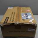 Expandable Pull-Out Cabinet Organizer - White, 16.54" D x Adjustable Width 12.6-20.47", No Drill Adhesive Installation with 3-Slide Rails for Kitchen Storage (2 Pack)