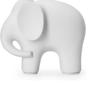 REEZHEE Modern Simple Ceramic White Elephant Living Room Home Office Decoration (Small White Elephant)