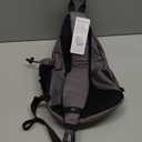 mixi Sling Bag Men Backpack Unisex One Shoulder Bag Hiking Travel Backpack Crossbody with USB Port for Men Women Versatile Casual Daypack-17 inch,Gery