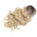 1 Set Long Curly Wig with Bangs Natural Wavy European Style Hair Wig for Party Comfortable Skin Friendly Realistic Texture and Luster Fashionable All