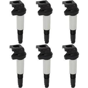 ROADFAR 3-Pins Pack of 6 Ignition Coil Pack Equivalent with OE UF522 UF515 C1404 2004-2006 for BMW X5 3.0L/L6,2004-2006 for BMW X3 3.0L/L6