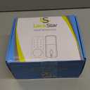 LOCKSTAR Smart Door Lock  Keyless Entry Deadbolt Door Lock  Multiple Entry Methods  APP  Fingerprint Touch ID  Keypad Code  Card FOB  Traditional Key  Smart Home Devices (Black)