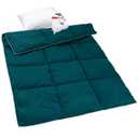 ZPECC Toddler Down Alternative Comforter, 39x47 Hypoallergenic Baby Blanket Quilt, Soft Breathable Lightweight All Season Kids Duvet Insert for Crib Stroller Cot Daycare, Teal (1 Count (Pack of 1))