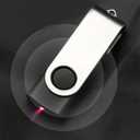 USB Flash Drive 128GB 2Pack, Maspen USB Thumb Drives 2.0 High Speed USB Memory Stick Zip Drives (Black, 128 GB)
