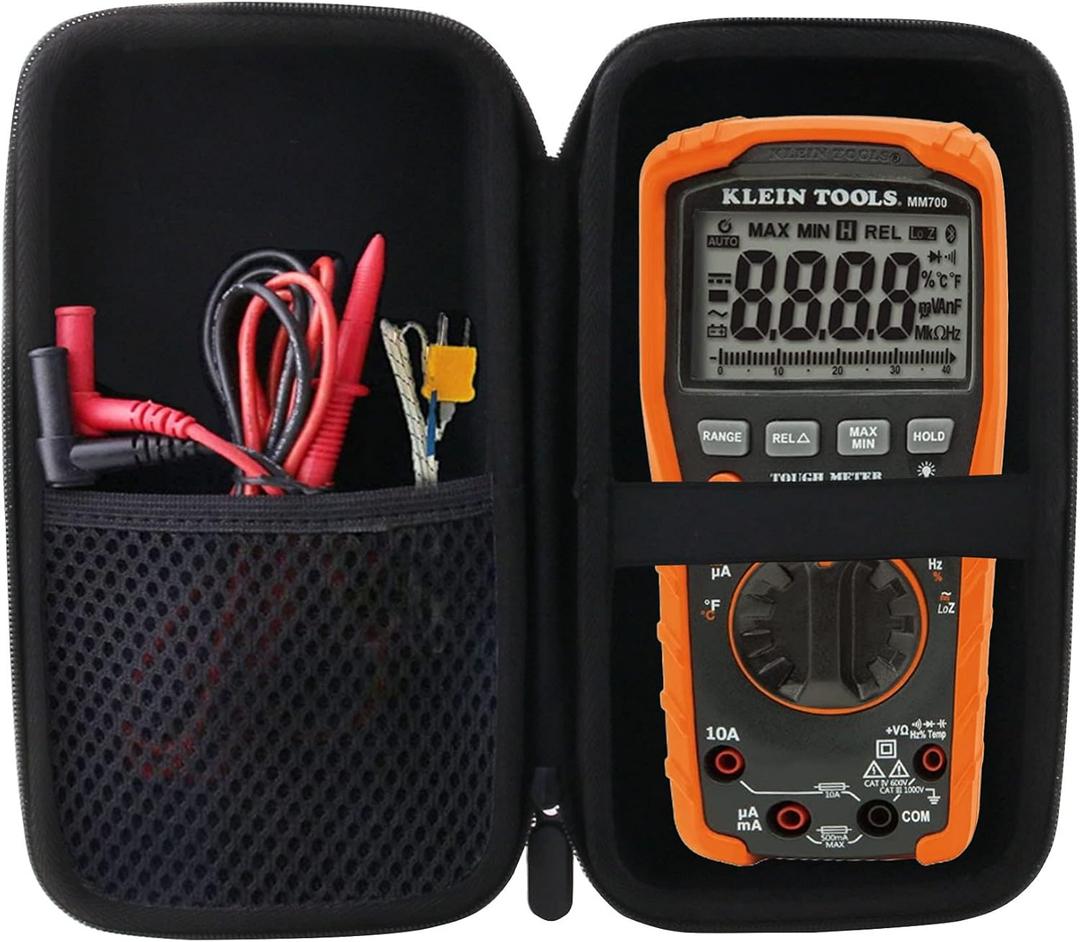 WERJIA Hard Carrying Case for Klein Tools MM420/MM325/MM720/MM700/ET600/MM450 Digital Multimeter