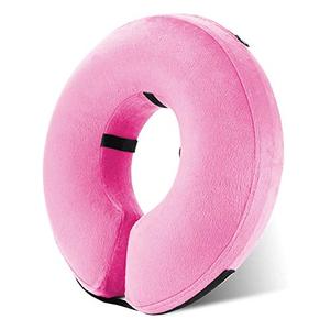 Katoggy Inflatable Dog Collar, Soft E-Collars for Dogs After Surgery, Adjustable Blow up Donut Dog Cone Collar for Small Dogs and Cats
