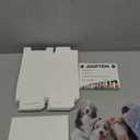 LOVYNO 26 Pcs Dog Party Favor Boxes with Pet Adoption Certificate, Dog House Shape Treat Gift Boxes with Holes, Adopt A Puppy Party Supply Boxes for Boys Girls Pet Adoption Theme DIY Crafting Party (White)