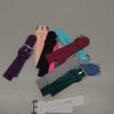 10 Pack Bands Compatible with Samsung Galaxy Watch 7/6/5/4 40mm 44mm/ Watch 4 6 Classic/Watch 5 Pro, Active 2 Band, 20mm Soft Silicone Sport Strap Wristbands for Women Men (Small)