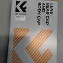 K&F Concept Rear Lens Cap & Body Cap Cover & Hot Shoe Cover Kit for Pentax K Mount Camera Lens K3 K3 II K70 KS1 KS2 K500 K50