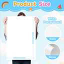 24x36 inches White Poster Board, 30 Packs Large poster paper, Heavyweight Poster Paper Bulk, Blank Display Board for School, Office & Craft Projects