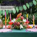 Tropical Palm Leaf Garland Party Decorations, Length 2.6M, 8.5 FT, Green