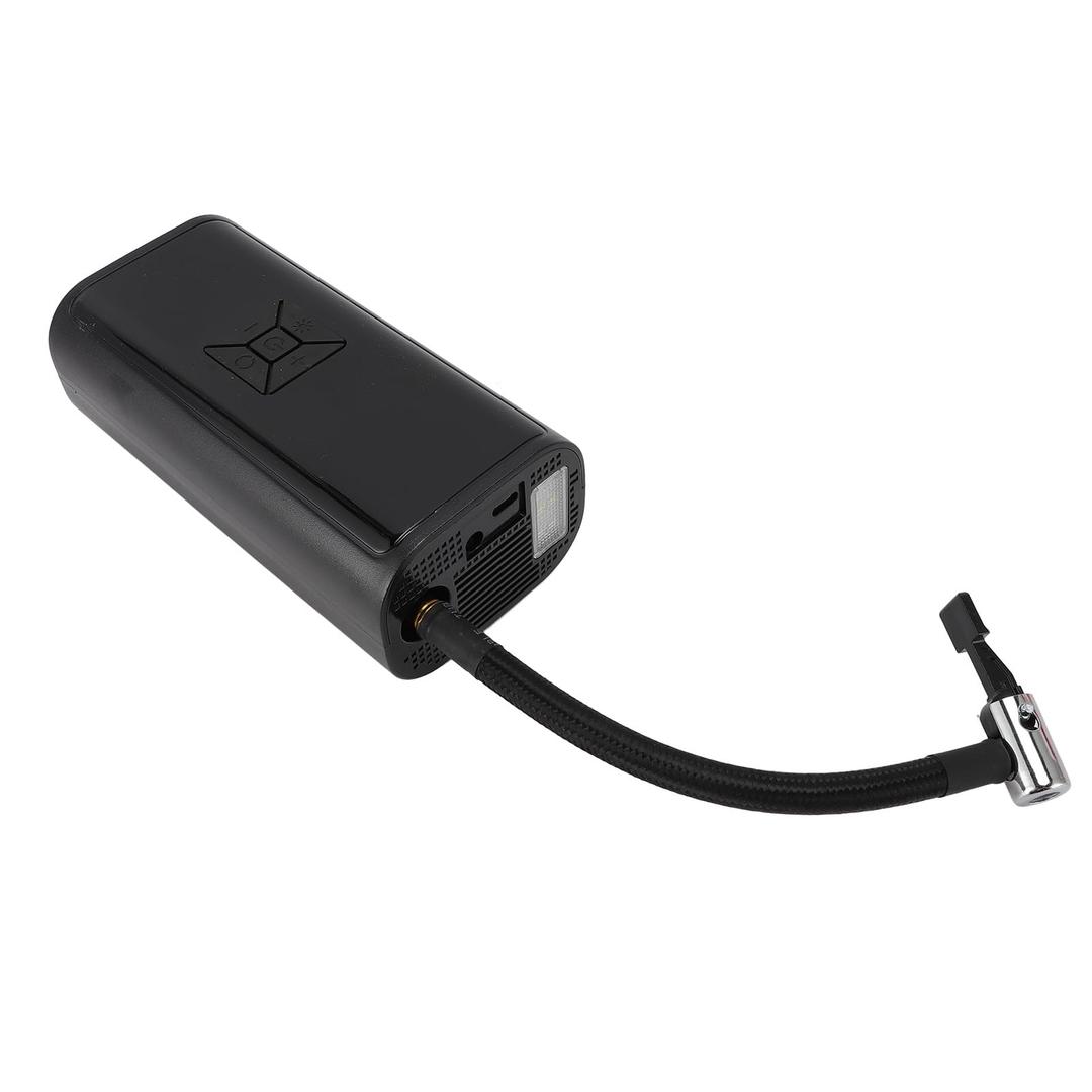 Tire Inflator Portable Air Compressor, 150PSI Cordless Mini Air Pump with Digital Pressure Gauge and LED Light, Auto Shutoff Function Tires Pump for Motorcycle, Auto, Ball, Bicycle