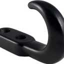 CURT 22430 Black Steel Tow Hook, 10,000 lbs Capacity