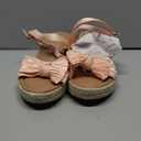 Ruiee Wide Width Wedge Sandals for Women, Ankle Strap Cute Bowknot Open Toe Summer Shoes Platform Espadrille Wedge Dressy Women Sandals.259001 Nude Size 11