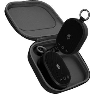 Skullcandy Kilo Wireless Bluetooth Speaker Bundle - (2) IPX7 Waterproof Mini Bluetooth Speakers with 24 Hour Battery, Downward Firing Passive Radiators, and True Wireless Pairing (Black)