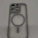 TOCOL Magnetic for iPhone 16 Pro Case, Upgraded Full Camera Protection, Compatible with Magsafe, Drop Protection, Translucent Matte Back Bumper for iPhone 16 Pro 6.3-Inch (Gray)