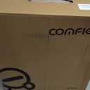 COMFIER Heated Lumbar Support Pillow with Vibration Massage, Back Support Cushion for Office Chair, Adjustable Height up to 18.1 in  Thoughtful Gifts for Mom Dad Women Men