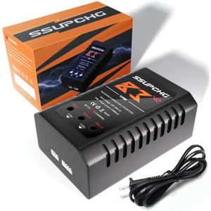 Battery Charger for 2S 3S LiPo Battery, Balance Charger for XHR Plug Battery, Lipo Chargers for RC Toy & Model, RC Battery Chargers with Smart Chip