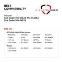 MightyRugged 954-04329A Deck Belt for Cub Cadet ZT1 - Belt Length 148 1/4" - Heavy-Duty, Aramid Cord Drive Belt 954-04329 754-04329 754-04329A for Cub Cadet ZT1 RZT-L54 54 inch Deck Drive Belt